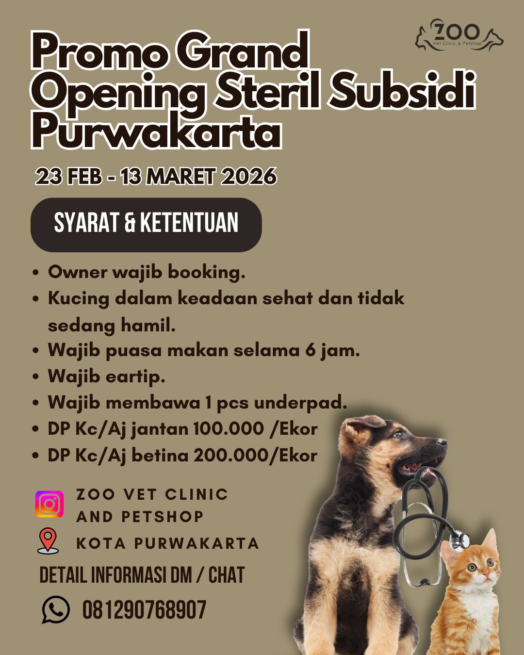 Promo Grand Opening Steril